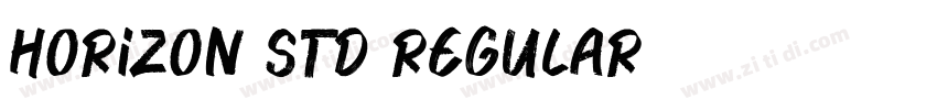 Horizon Std Regular字体转换